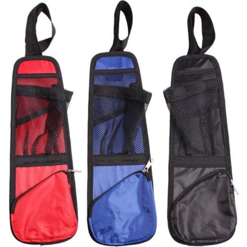 3 Colors Car Seat Side Storage Bag Auto Seat Hanging Bag Organiser Car Styling Multi-Pocket Net Drink Phone Holder Mesh Pocket