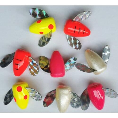 Spin-n-glow spin n glo spin and glow FLY SPINNER POPPER LURE