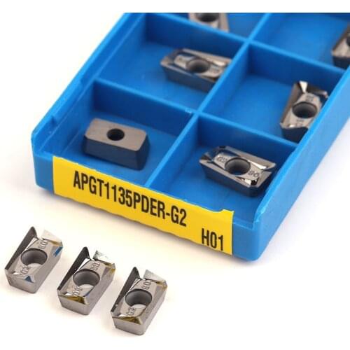 10pcs APKT1604 PDFR APKT 1604 MA3 H01 Aluminum cutter blade Insert Cutting Tool turning tool CNC Tools AL +TIN Alloy wood