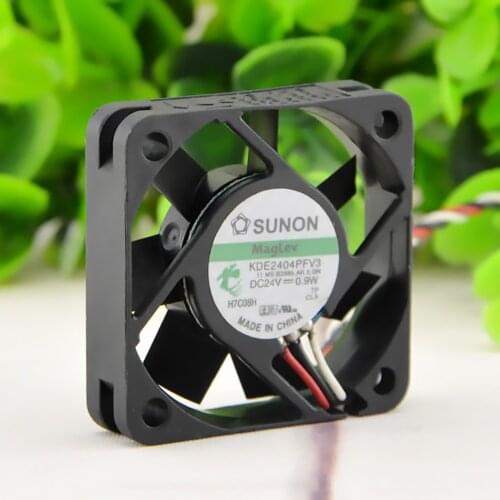 1PCS original For Sunon KDE2404PFV3 Oil bearing Cooling Axial Fan DC 24V 0.9W 4010 40*40*10mm