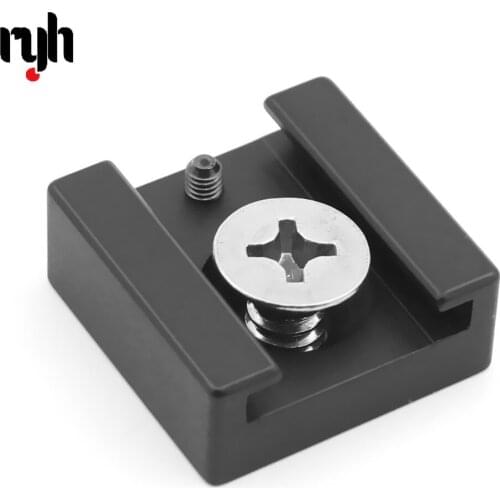 GloryStar Hot Shoe Adapter 1/4 Screw For DSLR Camera Cage Rig Microphone Studio Kit Parts