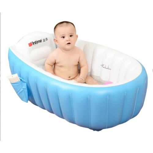 Infant Baby Care Accessories Supplies Inflatable Baby Bathtub Folding Children Bath Bucket Baby Swimming Washing Tub 98*65 CM