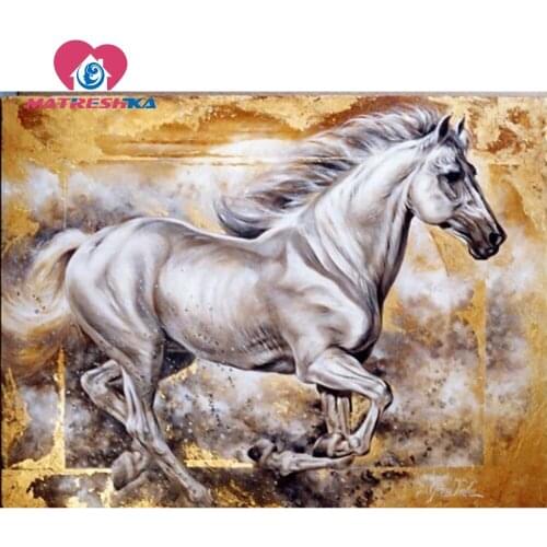 Diamond embroidery animals horse cross-stitch kits 5d diy diamond painting diamond mosaic sale diamond painting complete crafts
