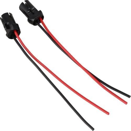 T10 W5W Auto Light Bulb Socket Lamp Holder Connector Extension x 2