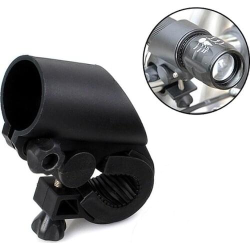 Bicycle Light Holder Bike Lantern Bracket Flashlight Torch Mount Clamp Lamp Clip Cycling LED Lights Device Installation Parts