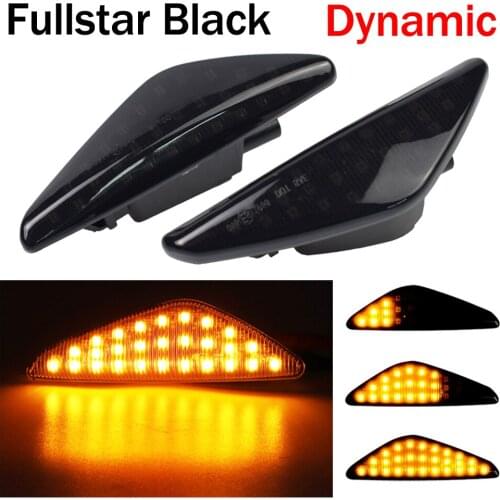 For BMW X6 E71 / E72 2008-2014 X5 E70 LED Side Wing Dynamic Turn Signal Light Rearview Mirror Indicator