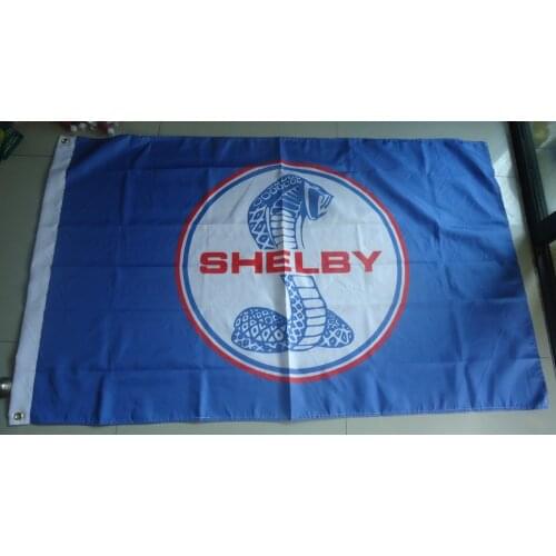 Shelby flag ,free shipping shelby banner, 90X150CM size,100% polyster