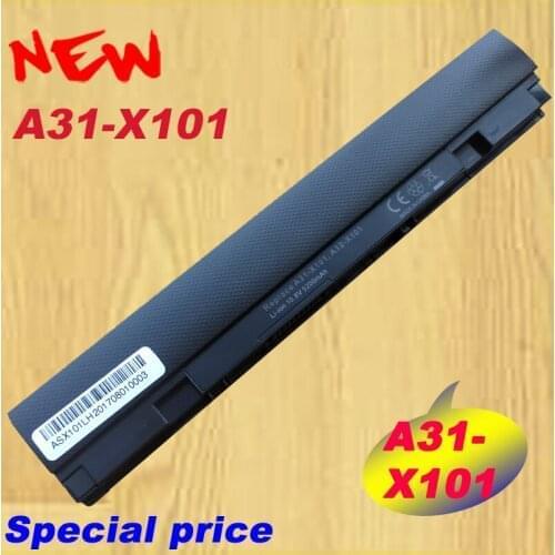 HSW new Laptop Battery For ASUS Eee PC X101CH X101 X101C X101H Replace: A31-X101 6cell