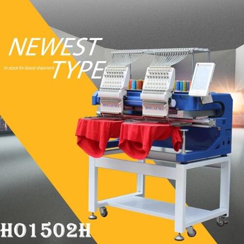 China 10 years service ! Auto -oiling device 2 Head Computer Embroidery Machine Swf Similar Flat Logo Cap Flat Sequin Cap Flat