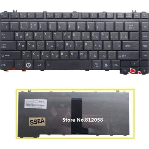 SSEA New RU Keyboard for Toshiba Satellite L300 L332 L331 M216 L323 L322 A200 A203 A205 M207 M320 M327 M322 Russian Keyboard