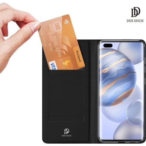 For Huawei Honor 30 Pro Honor 30 Pro Plus Skin Pro Series Leather Wallet Flip Case Full Protection Steady Stand Magnetic Closure