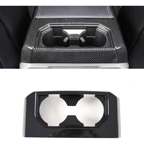 Modification Of Interior Fittings Of Water Cup Frame For Car Rear Armrest Box For 2017-2020 Ford Raptor F150