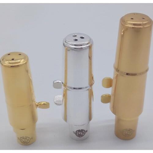 Music Fancier Club Professional Tenor Soprano Alto Saxophone Metal Mouthpiece Gold Plated Sax Mouth Pieces Accessories 5 6 7 8