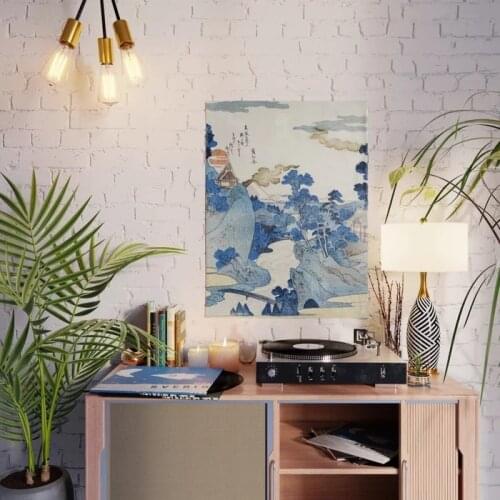 Wall ArtHome Decoration Prints Retro Painting Cuadros Pictures Modular Canvas Asazawa Stream Remix Poster For Bedside Background