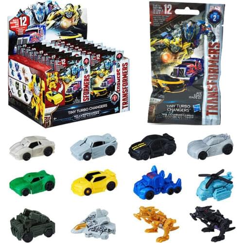 Genuine Hasbro Transformers Deformation Robot Tiny Turbo Changers Action Figure The Last Knight Blind Box Collectiion Kids Gift