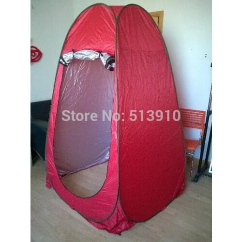 Portable outdoor Shower tent/dreesing tent/toilet tent /photography pop up tent with UV function(Orange)