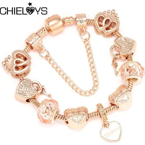 Silver Plated Best Mom Beads Bracelets With Snake Chain Key Pendant Charm Bracelets Bangles For Wmen Mother Brand Jewelry Gift