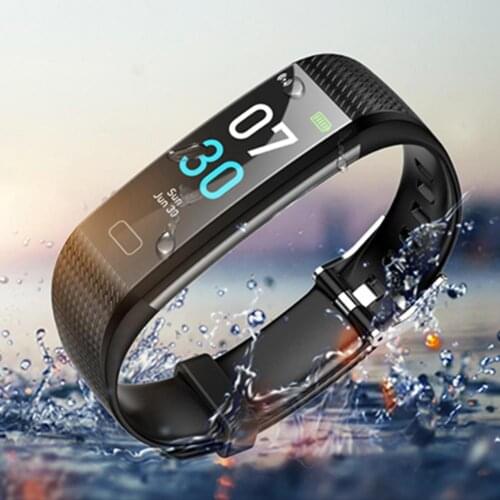 S5 Sports Smart Watch Bluetooth Fitness Tracker IP68 Heart Rate Blood Pressure Monitor Smart Bracelet for Daily Life