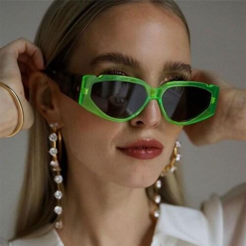 Fashion brand cat eye sunglasses women vintage Big frame 2020 Fashion sunglasses female Glasses Shades oculos de sol UV400