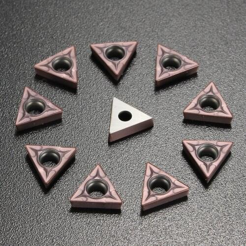 1/10pcs Carbide Inserts TCMT110204/TCMT 731 Inserts For Lathe Turning Boring Tool Holder