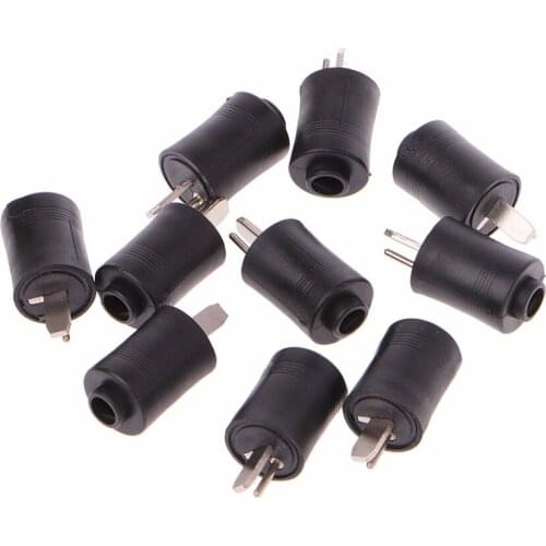 10Pcs 2 Pin DIN Male Speaker Plug 2-Pin Plug Hifi Loudspeaker Solder Connectors
