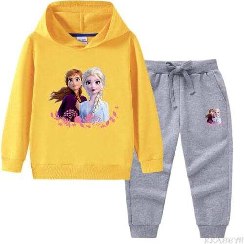 Disney New Fashion Kids Boys Girl Clothes Sportswear Autumn Winter Baby Boys Set 2Pc Children Outfit Cotton Cute Tops