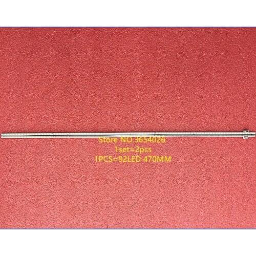 2 pieces/lot LED Backlight strip For Letv L433LN Article lamp NS-X43-L/R-Y TPT430H3-DUYSHA.G X90B000210100000WL 92Leds 470mm