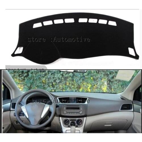 2013 2014 2015 2016 2017 Mat Dashboard Cover Dashmat For Nissan Sentra Sylphy B17 Dash Board Cover Pad Sun Shade Carpet