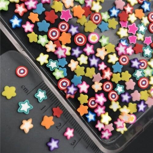 60g Nice Star Polymerclay,Soft Clay Sprinkles For Kids Diy/Craft Diy Making/Nail Art/Scrapbook Decoration/Craft Filler