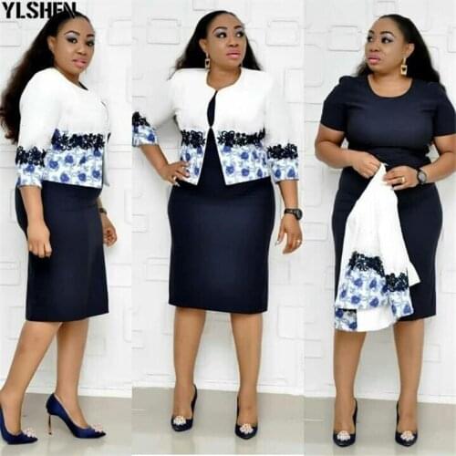 African Dresses for Women 4XL 5XL Plus Size Clothing Dashiki African Dress Bazin Elegant Ankara Dresses Africa Ladies Clothes