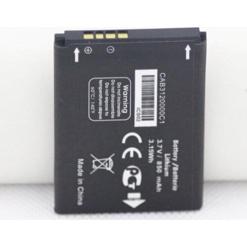ISUNOO 850mah Phone Battery CAB3120000C1 for Alcatel CAB3120000C1 One Touch Mobile Replacement Battery