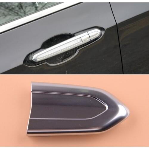 Car ABS Front Rear left Right Chrome Door Lock Cylinder Cover Trim Cap Fit For Cadillac ATS XTS XT5 XT4 CTS CT6 Accessories