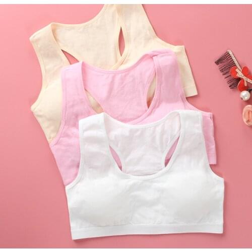 4Pc/lot Girls Bra Cotton Training Bra for Girls Teens Underwear for Teenagers Girls Lingerie Teenage Girl Underwear Teen Bras