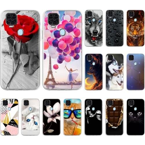 Case For ZTE Blade 20 Smart 2019 Cover Soft Silicone Cute Cat Bumper TPU Cases Back Cover on ZTE Blade V2020 Smart Case Bags