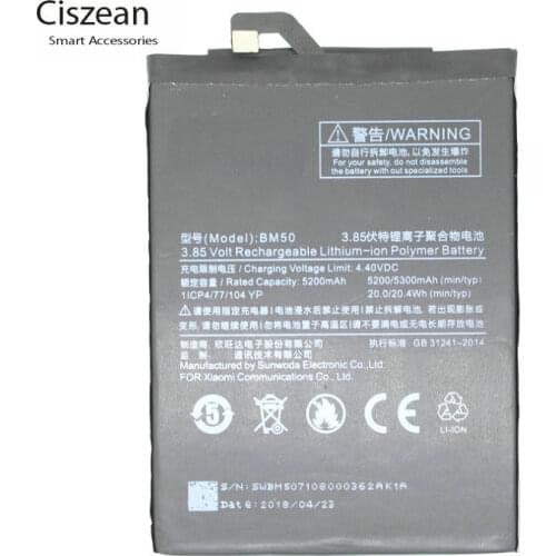 Ciszean Xiaomi Mi Max Phone Batteries