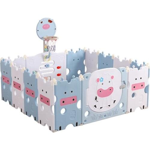 Baby Game Fence Kids Safety Fence Indoor Folding Home Crawl Pad School Walk Playpen