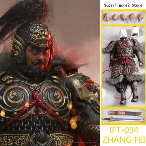 INFLAMES fierce Zhang Fei IFT-034 1/12 Three Kingdoms Tiger Series fierce Zhang Fei & Wu Bao Leopard Set