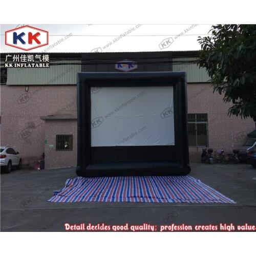 Customized inflatable projector screens 3D projector screen outdoor inflatable screen