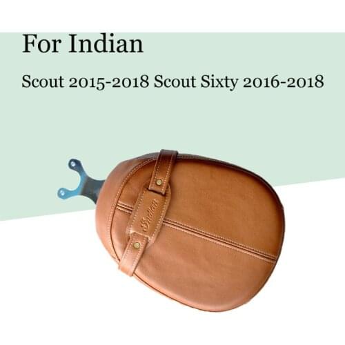 For Indian Scout 2015-2018 Scout Sixty 2016-2018 Motocycle Leather Passenger Pillion Seat Accessories