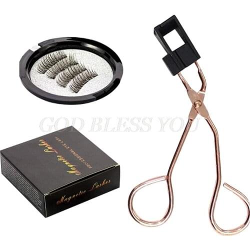 Magnetic Lashes Clip Eyelashes Set Easy to Use Premium Magnetic Clip with 3D Magnets Reusable False Lashes Drop Shipping