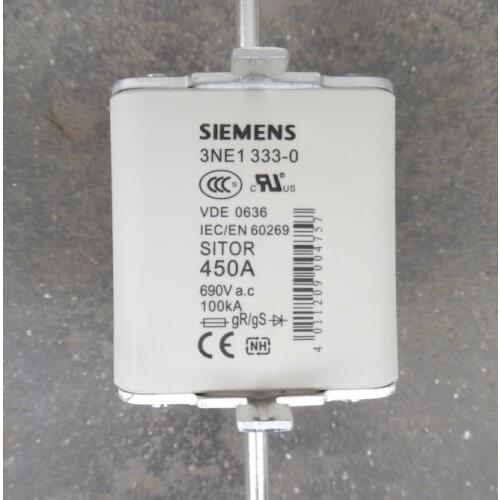 Fuses: 3NE1333-0 3NE1333-2 450A 690V NH2 / 3NE1334-0 3NE1334-2 500A 690V NH2 gS/gR
