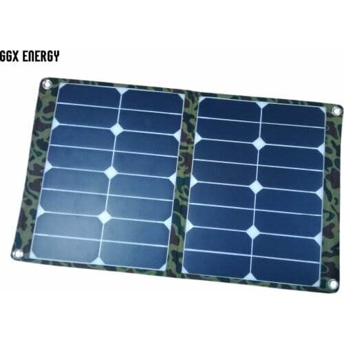 SUNPOWER 40 Watt Flexible Foldable Solar Panel Charger+10A Solar Controller for 12V Car/Boat Battery+Solar Phone/Laptop Charger