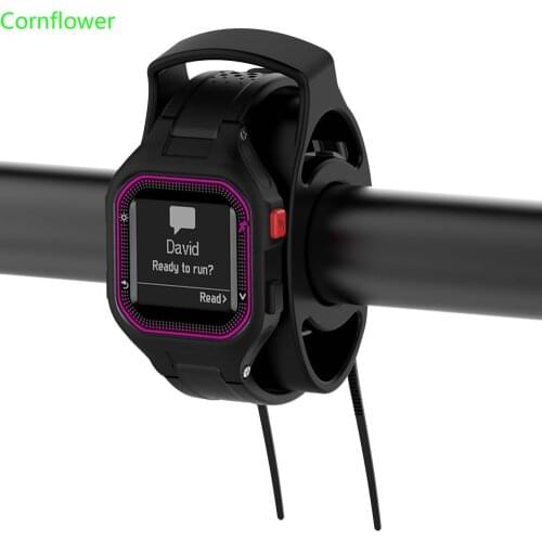 Universal Bicycle Watch Mount Holder, Garmin Forerunner Bicycle Mount Kit, Adjustable Silicone Handlebar Crack