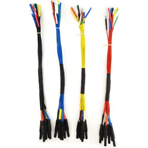 4PCS Hantek HT306 6 Way Universal Breakout Leads 6 Channel Car Multifunctional Lead HT306 for Auto Diagnostic Oscilliscope