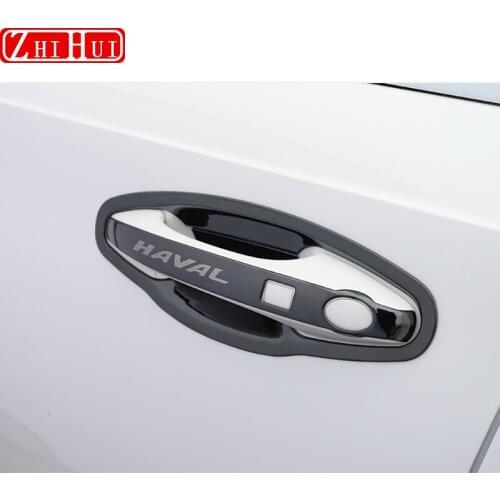 Exterior Car Door Handle/Bowl Cover Sticker For GWM HAVAL H6 3th 2021 Car Styling Stainless Steel Cover Stickers Accessories