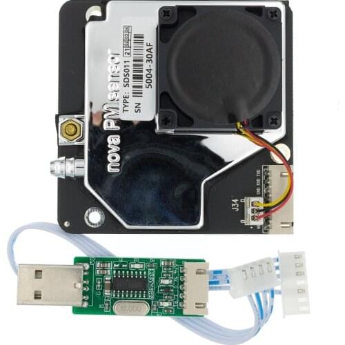 1PCS Nova PM Sensor SDS011 High Precision Laser PM2.5 Air Quality Detection Sensor Super Dust Sensors Digital Output SDS