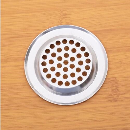 1PCs Stainless Steel Home Sink Strainer Sewer Bathroom Shower Hair Filter Basket Sink Anti-Blocking Cleaning Kitchen Accessories