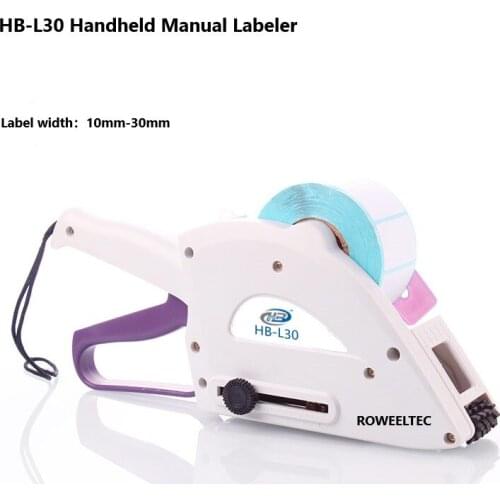 Handheld Sticker Sticking Applicator Barcode Labelling Machine 10-30mm ATT