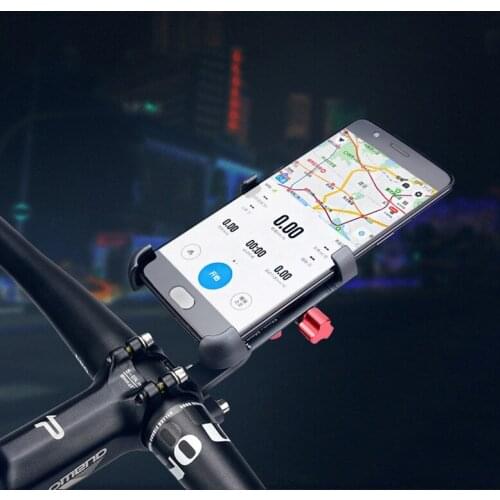 Aluminum Alloy Bike Bicycle Phone Holder Racks Motorcycle Handlebar Mount Non-Slip Moblie Cell Phone Clip Bike Accessories