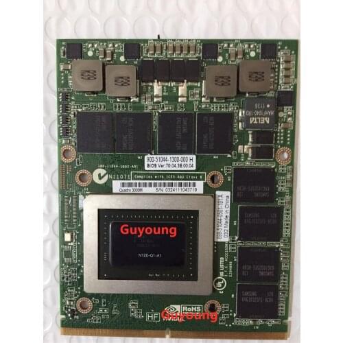 Quadro Q3000 Q3000M VGA Graphics Video Card 2GB for Dell Precision M6600 M6700 M6800 HP 8760W 8770W 8740W N12E-Q1-A1